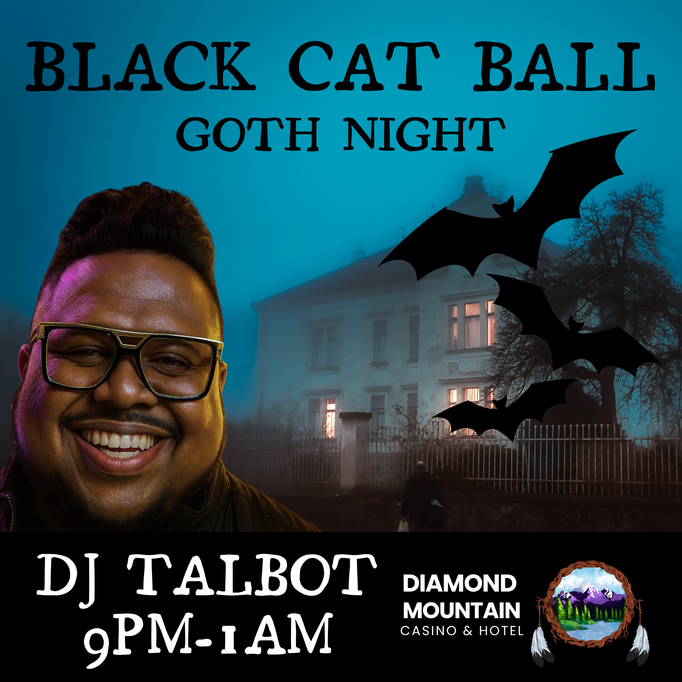 Black Cat Ball with DJ Talbot. Goth Night.